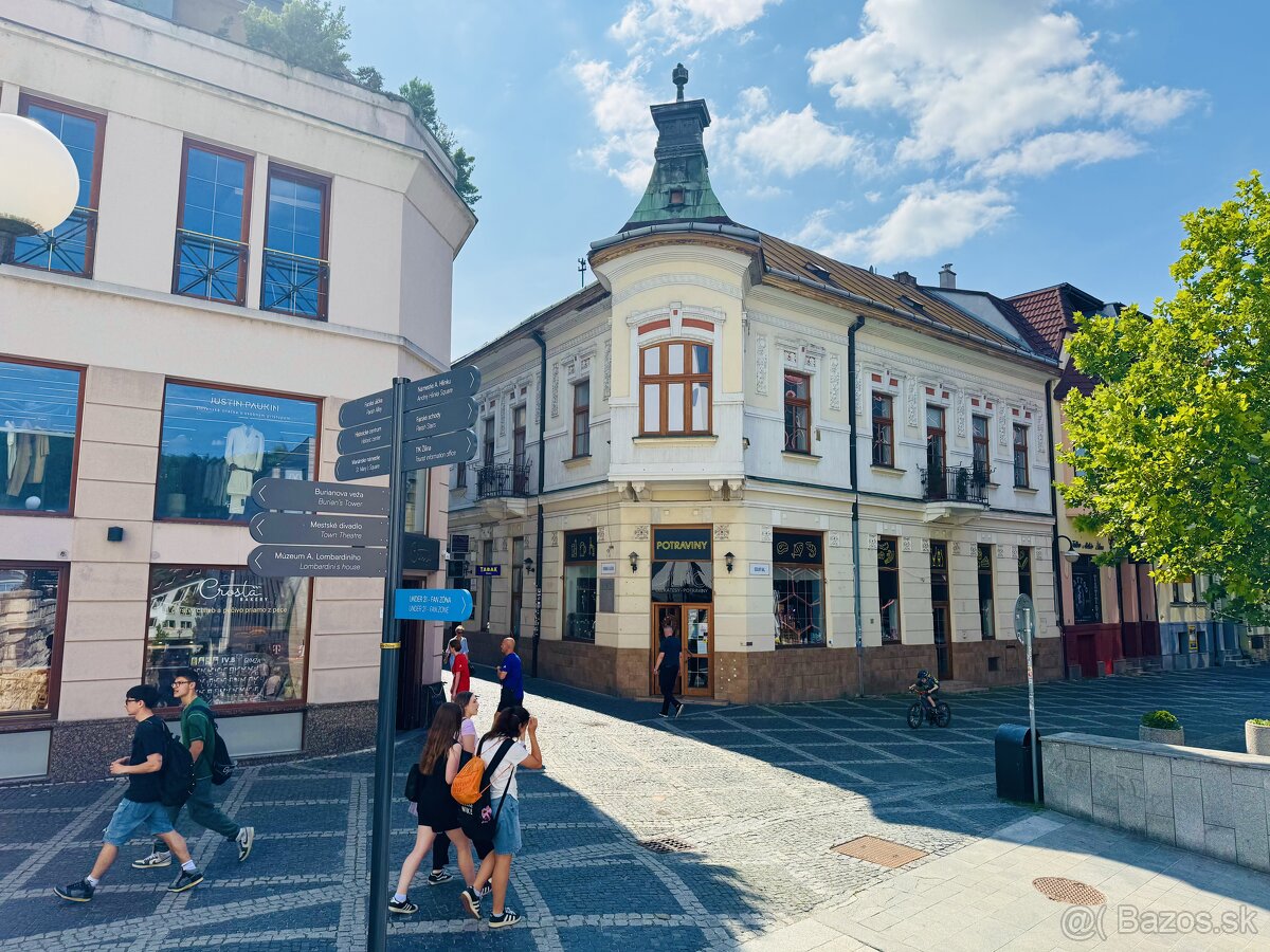 Prenájom obchodných priestorov 85 m² v atraktívnej lokal