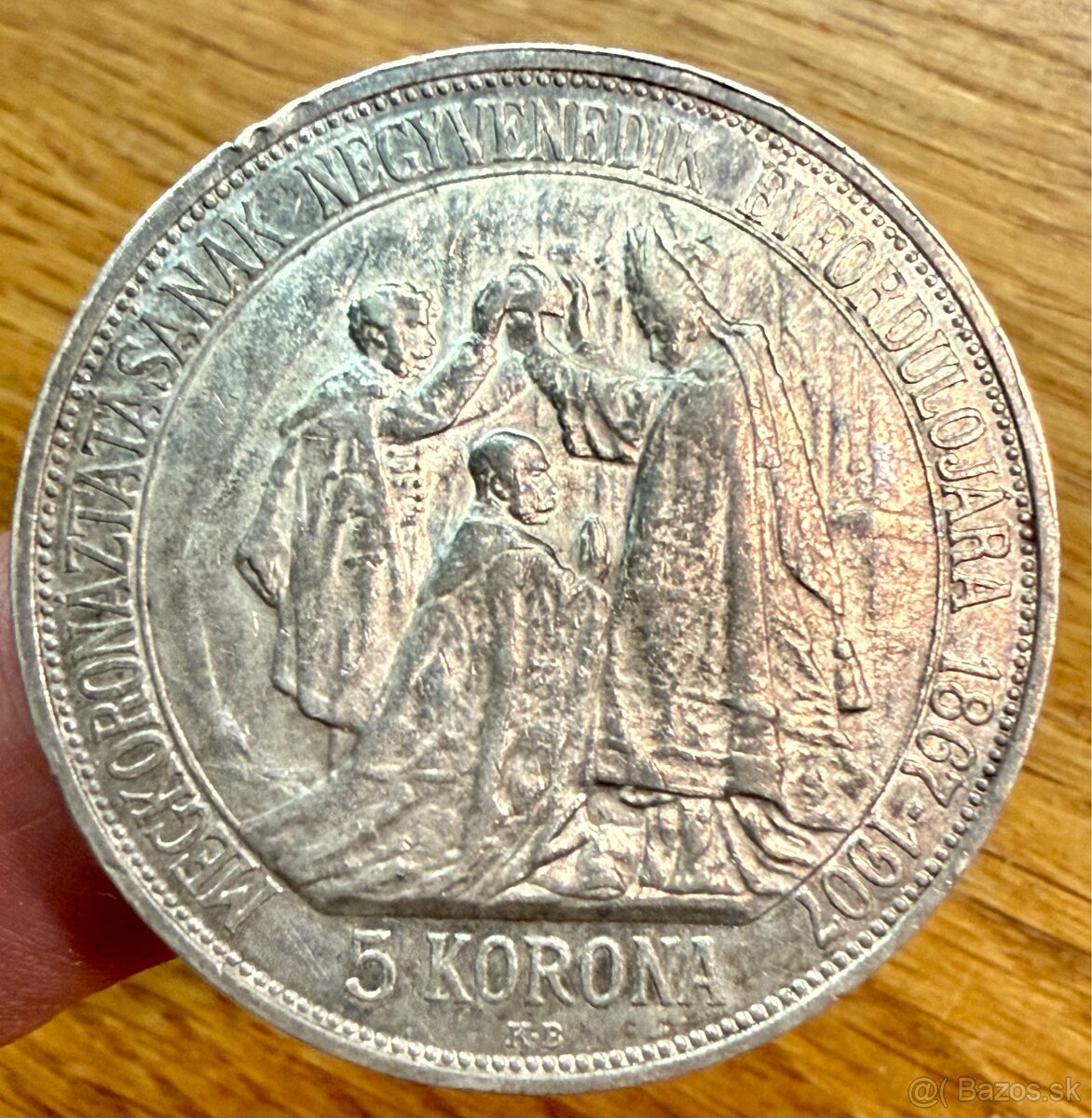 Predám 5 Korona 1907 KB - korunovačna