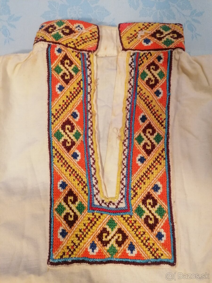 Detské košele ku krojom 2ks