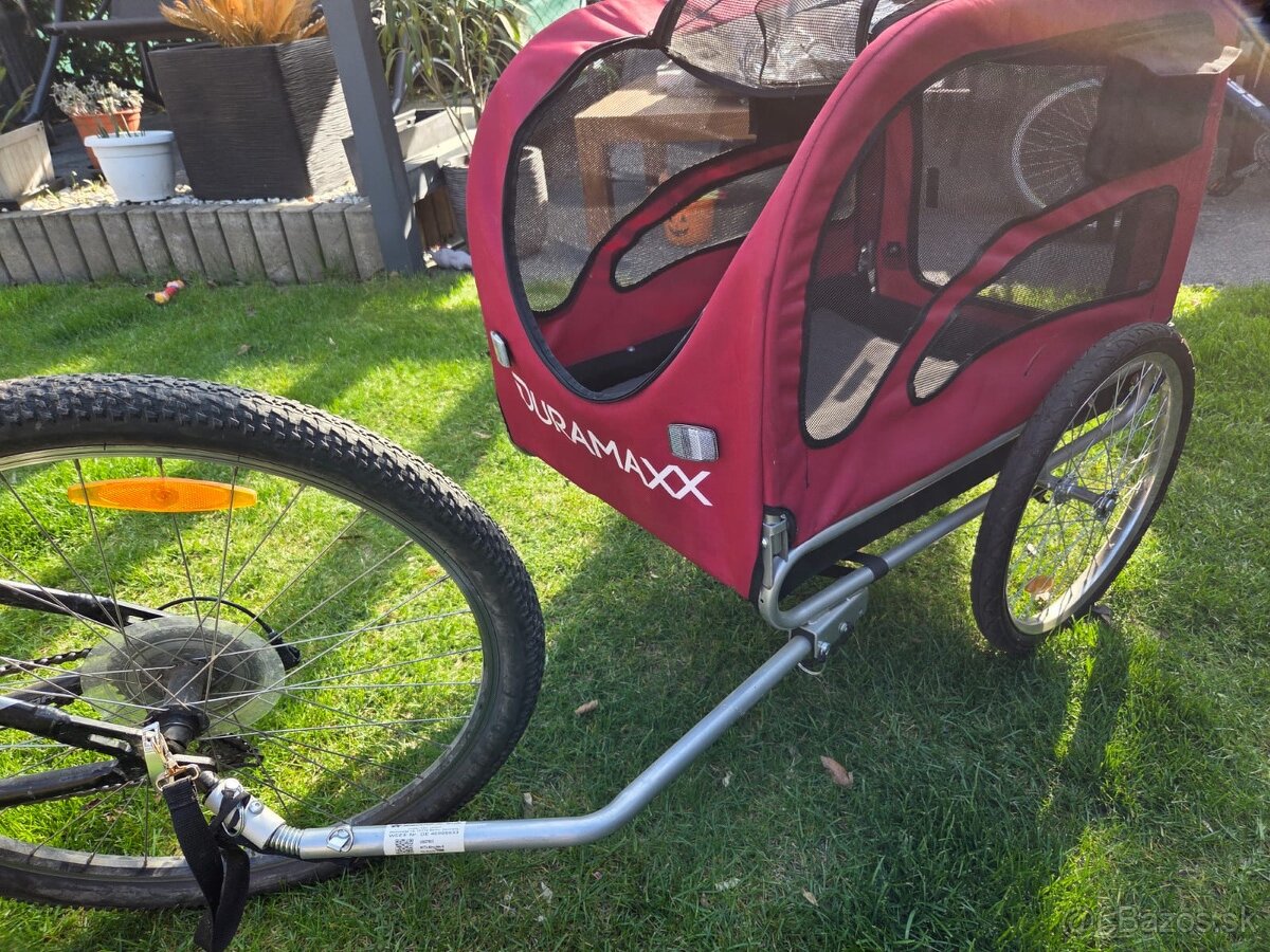 DURAMAXX King Rex, príves pre psa na bicykel
