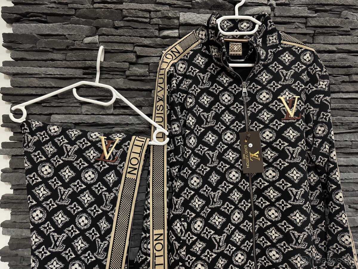 Louis Vuitton čierno zlatá súprava