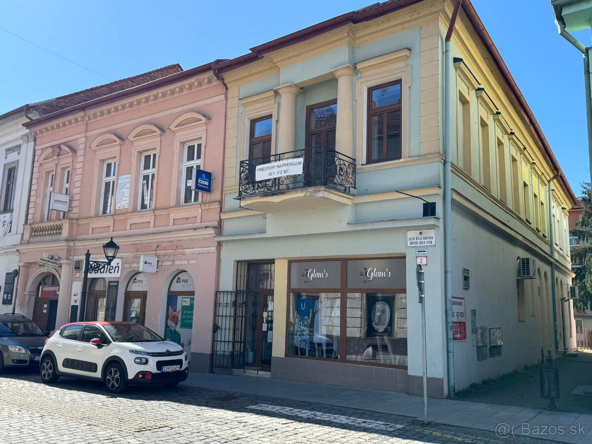 Prenájom, kancelárske priestory hl. námestie Rimavská Sobota