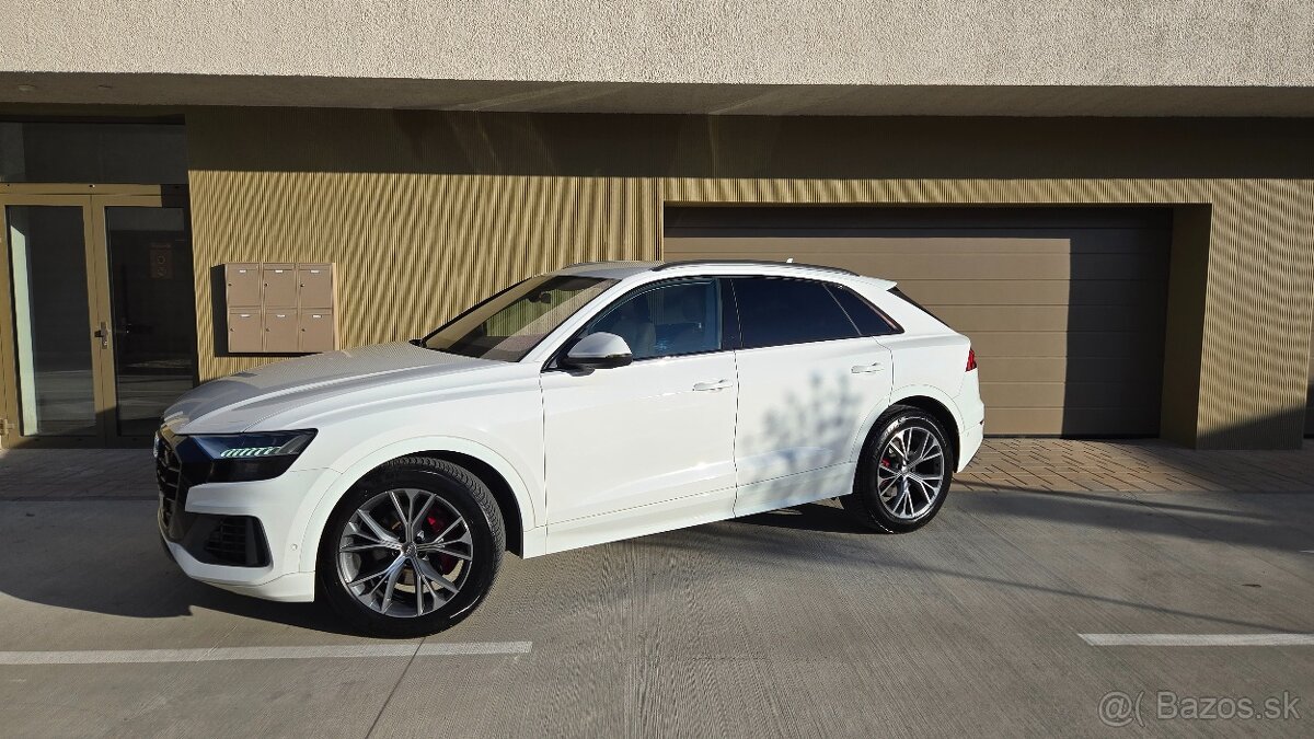 Audi Q8 na predaj, svetla koža, natáčacia zad.náp., odp DPH