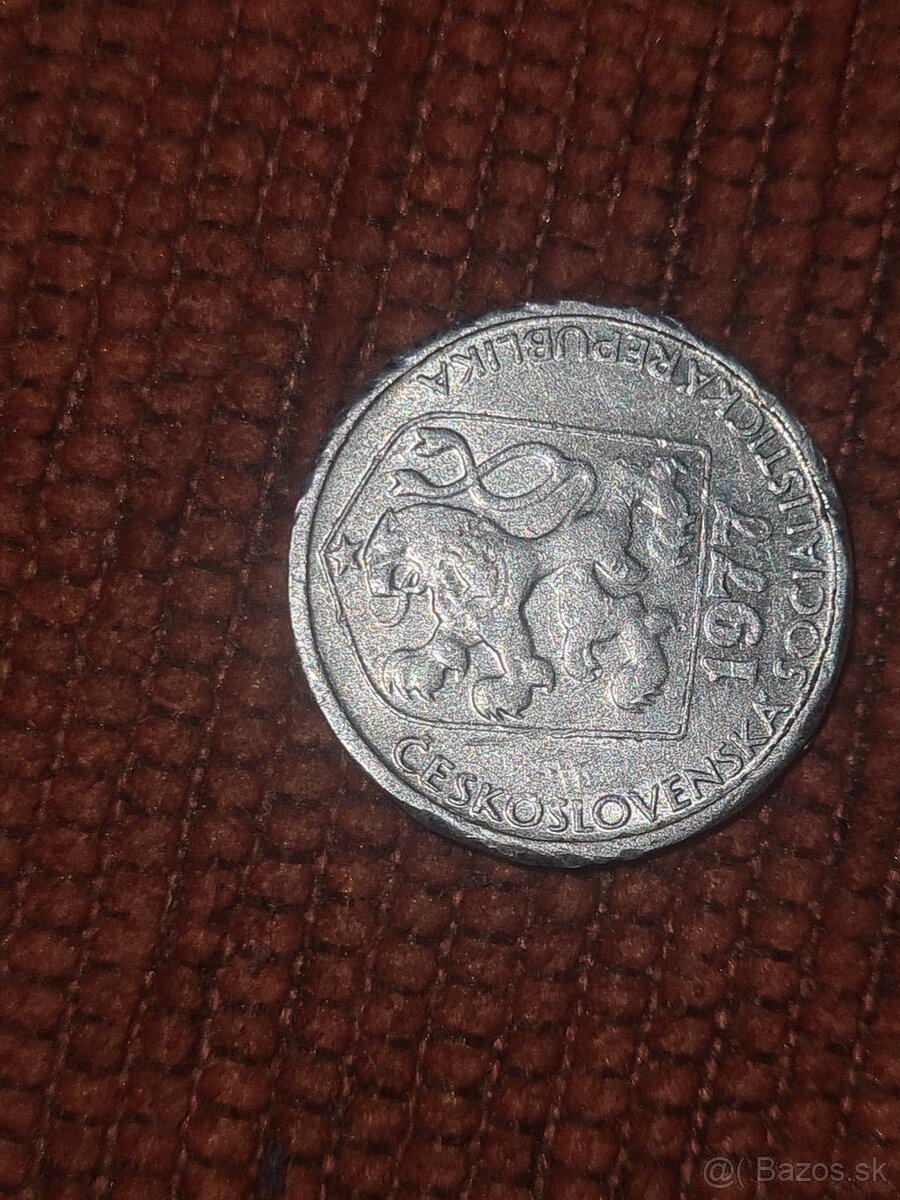 Českoslovenká minca 1977