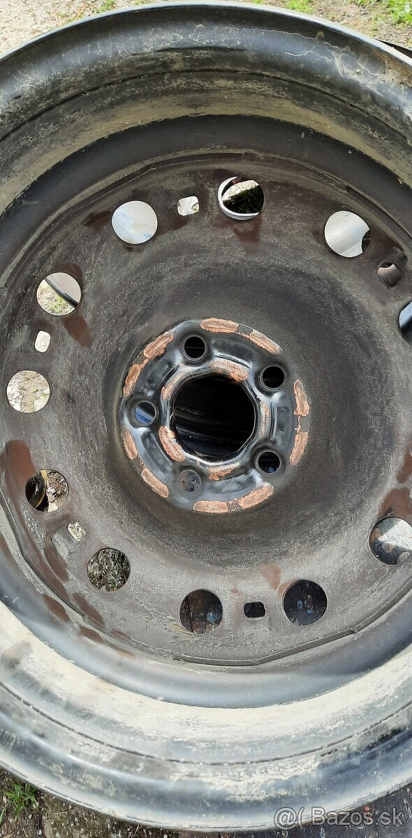 Plechové disky Škoda 6Jx15 H2 ET43, 5x100x57