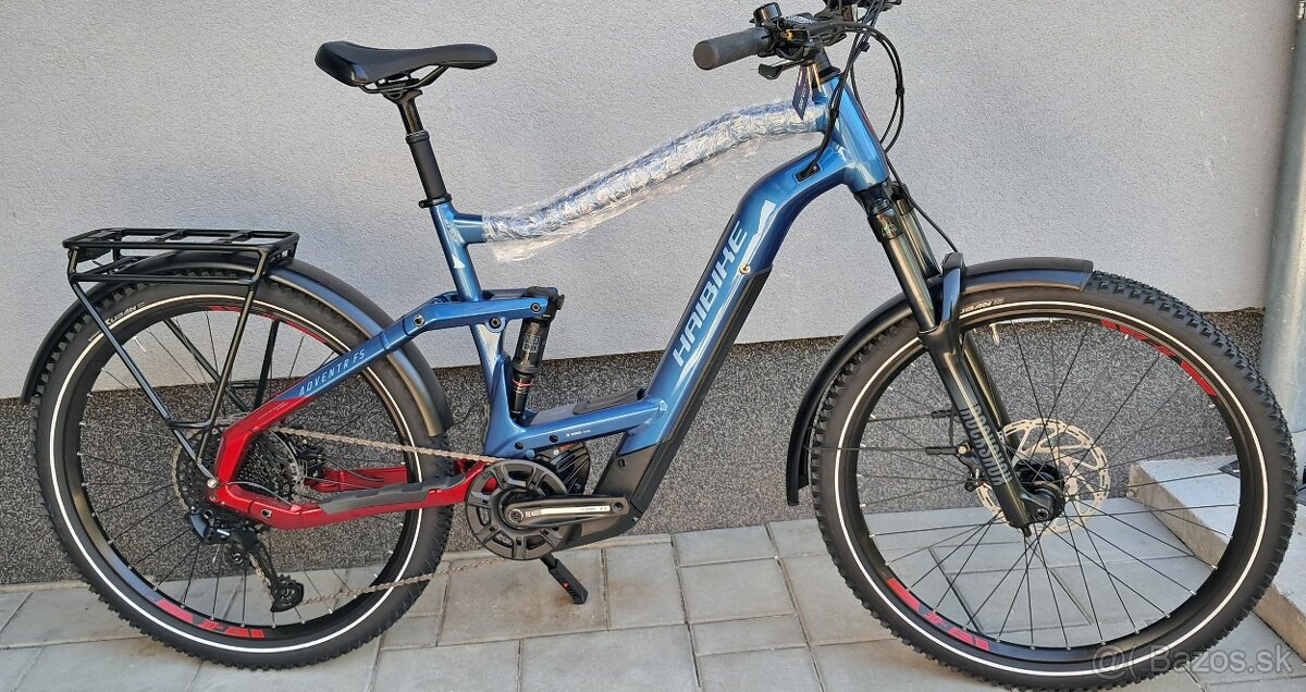 celoodpružný Ebike Haibike Adventr FS 9,1x12, bosh CX 625 kw