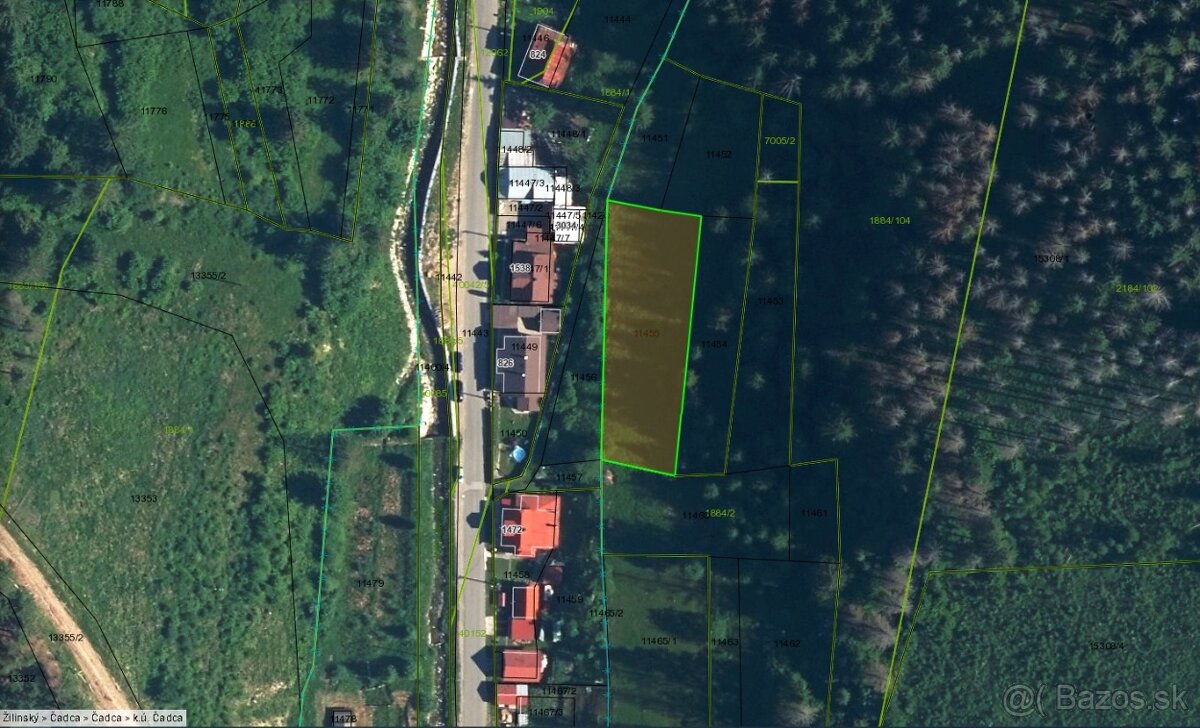 Pozemok Čadca - Rieka