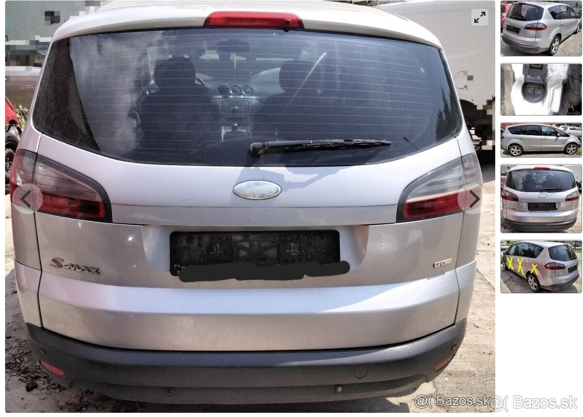 Ford S-Max 1.8 TDCI 2008 predám DVERE, MOTOR, 4M5Q-9F593-AD
