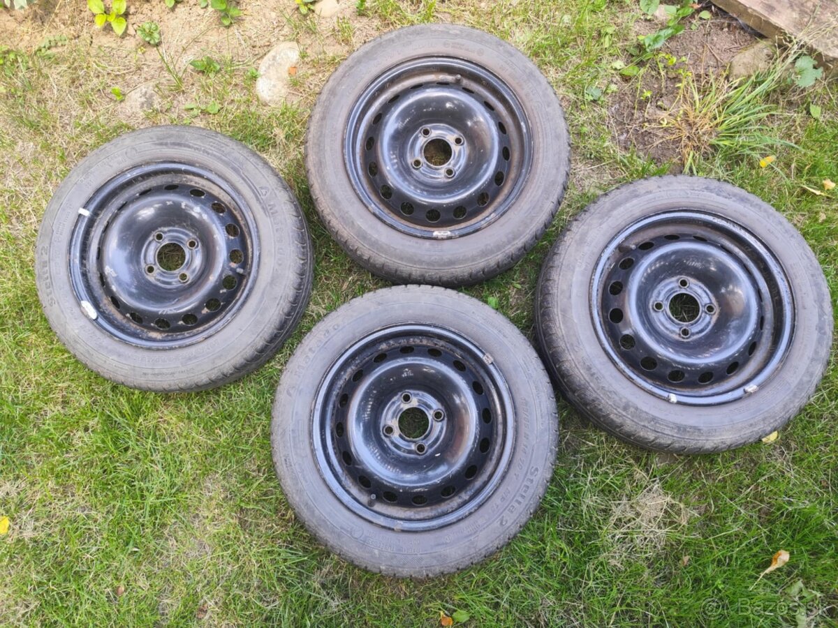 Predám plechové disky 165/65 R14