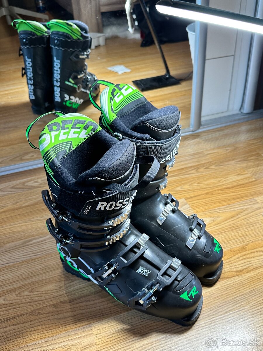 Lyžiarky Rossignol speed 80 BLACK GREEN veľkosť 41