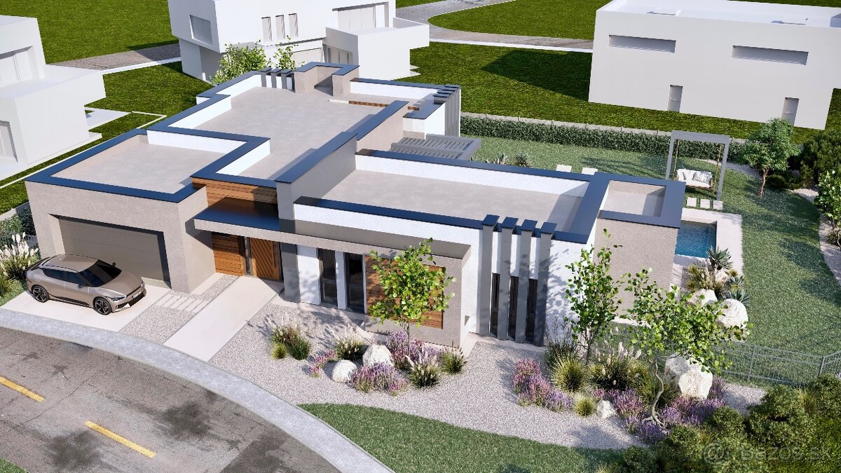 Pozemok 838m² s moderným projektom RD a stavebným povolením