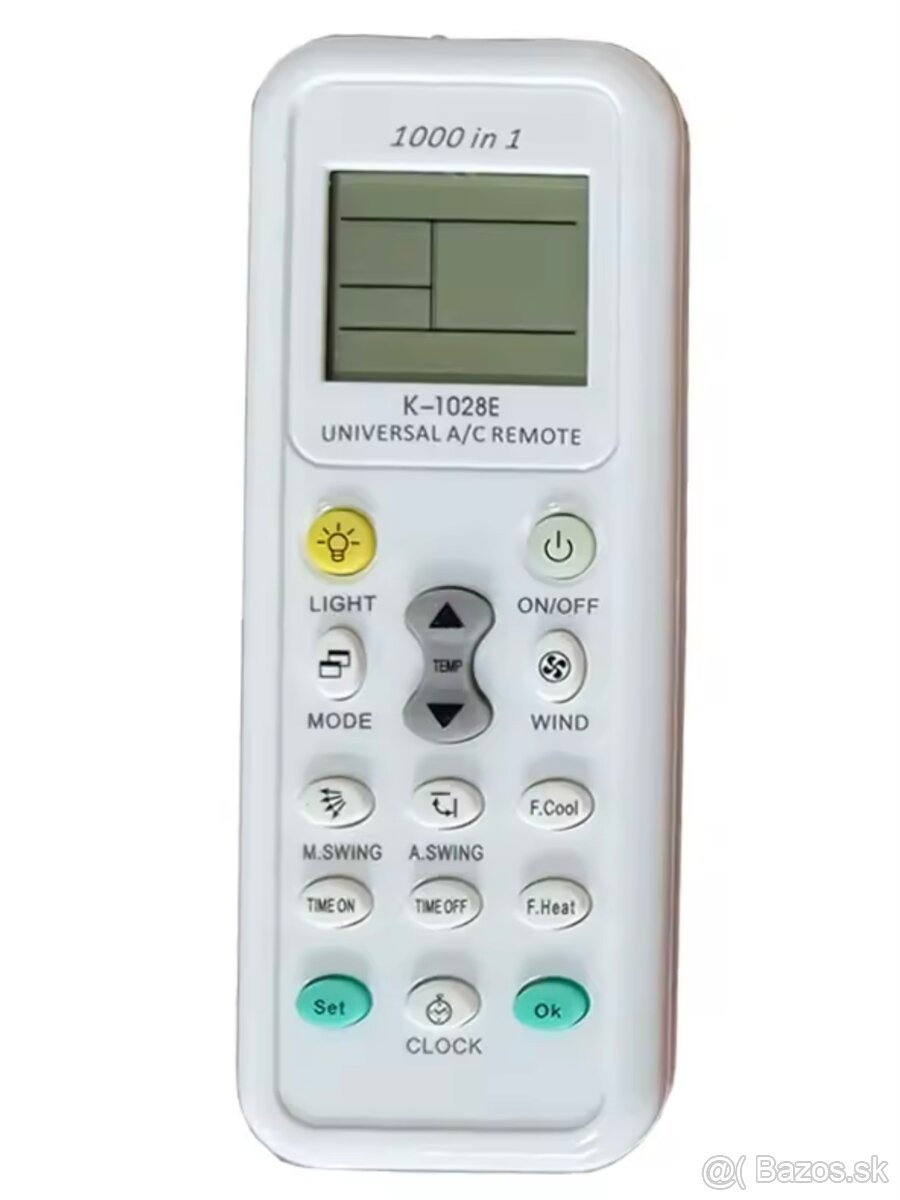 Univerzalne dialkove ovladanie na klimatizacie