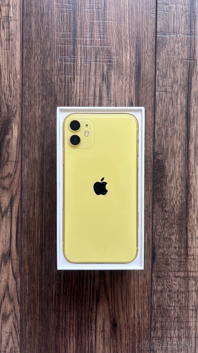 iPhone 11 64GB - žltý + kryt/kábel