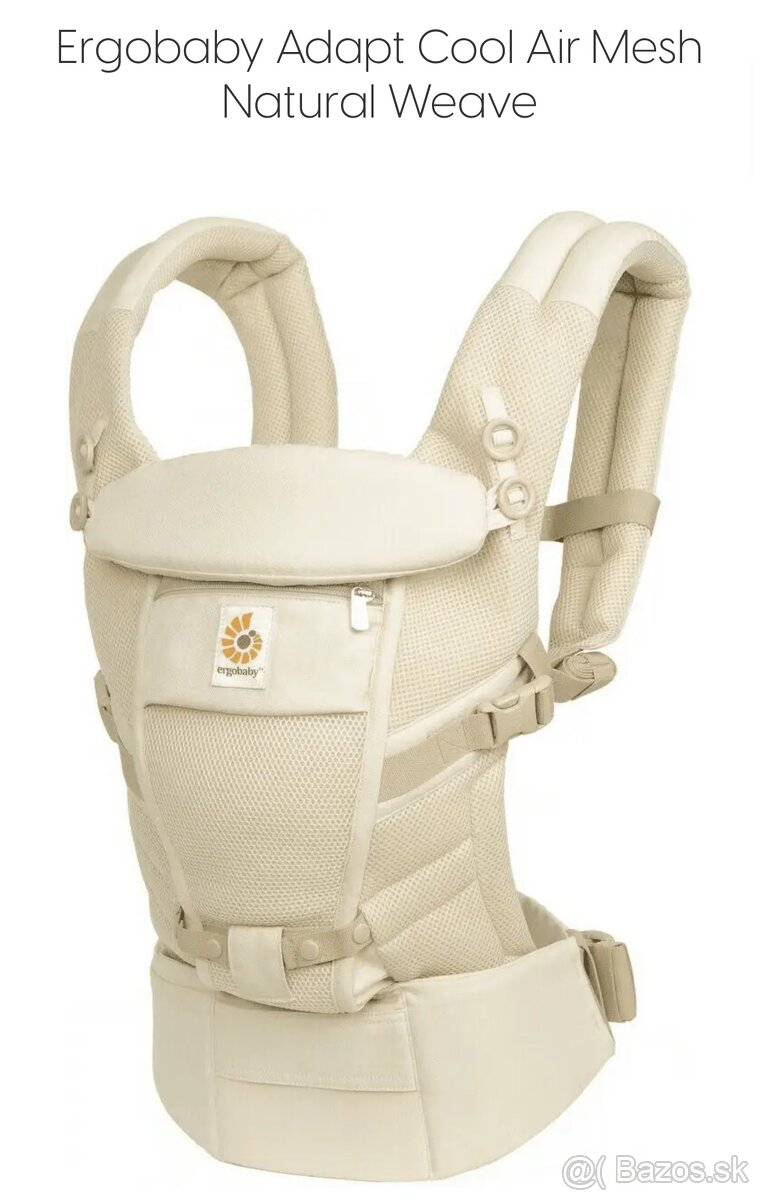 Detský nosič - Ergobaby ADAPT Cool Air Mesh Natural Weave