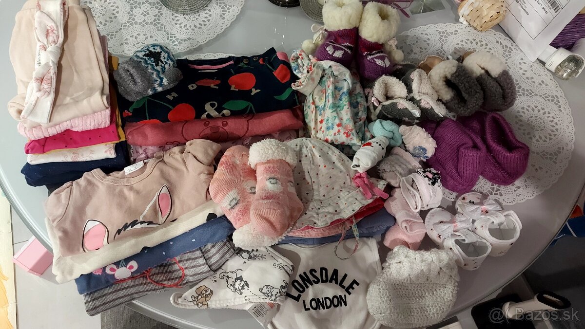 Balík oblečenia pre dievčatko 62-74