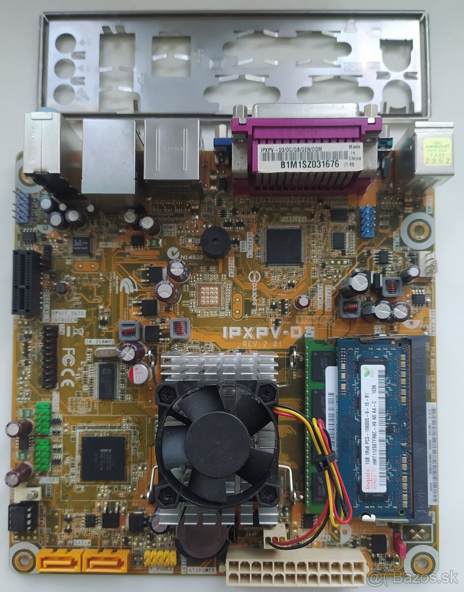 Pegatron IPXPV-D3 Intel Atom D525 + 3GB DDR3