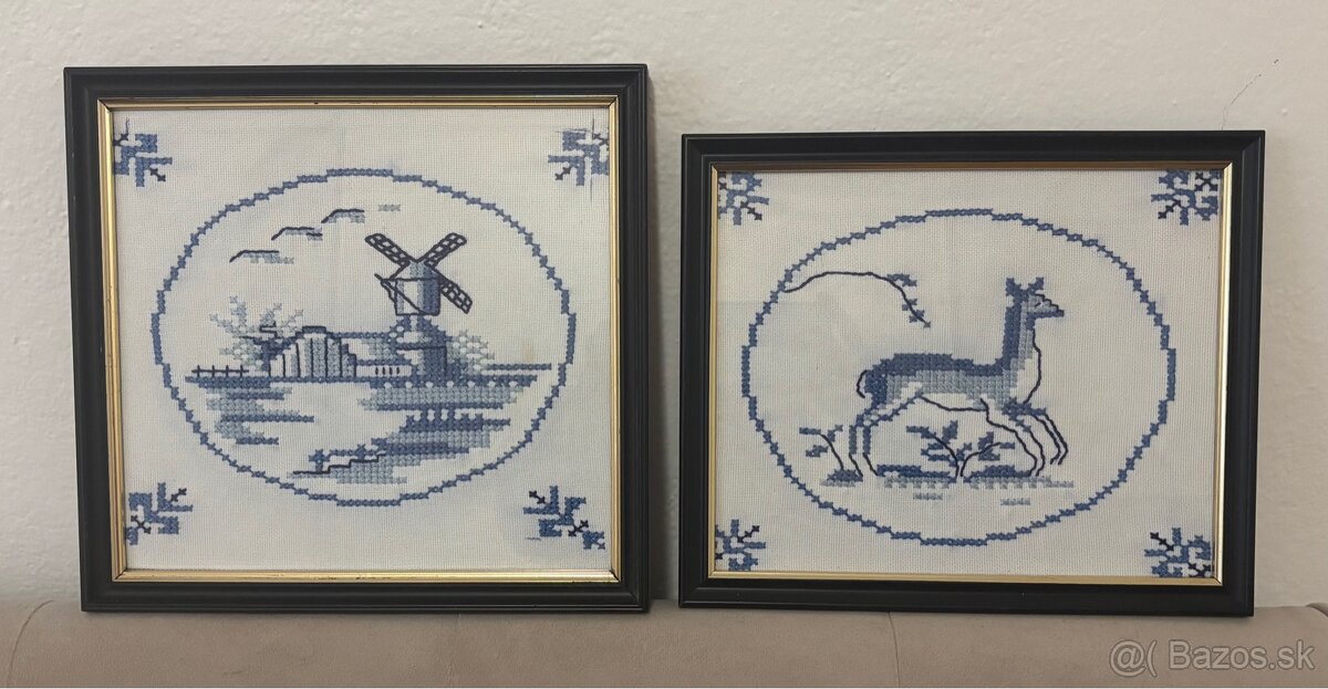 Holandské vyšívané obrazy