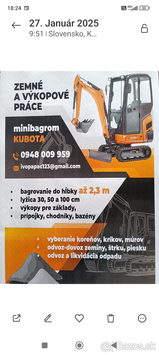 Zemné a výkopové práce