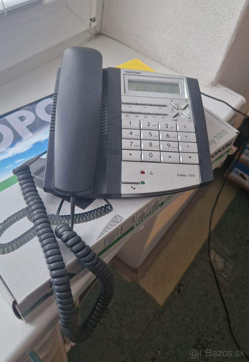 šnúrový telefón Topcom Fidelity 1010 Comfort