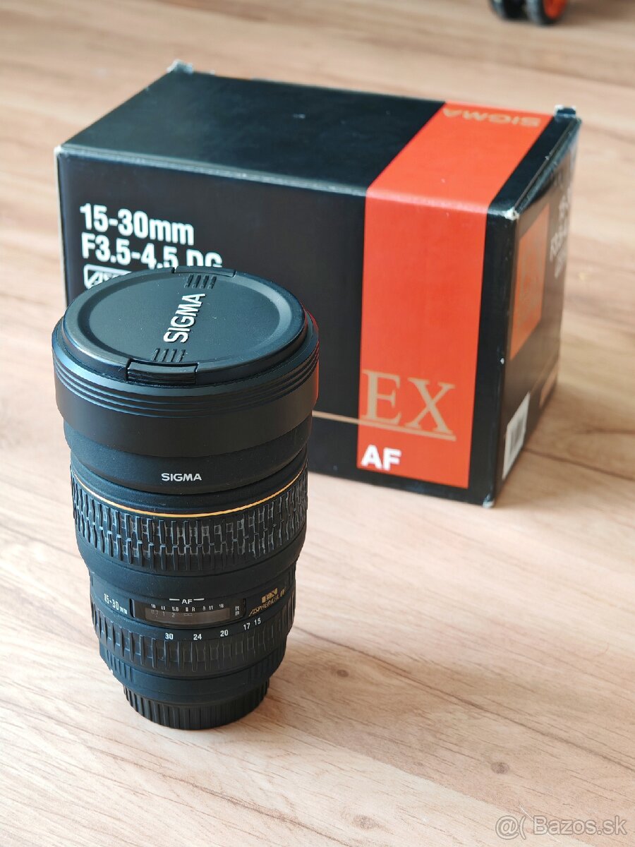 PREDANE Sigma 15-30 mm F 3,5-4,5 EX DG Canon