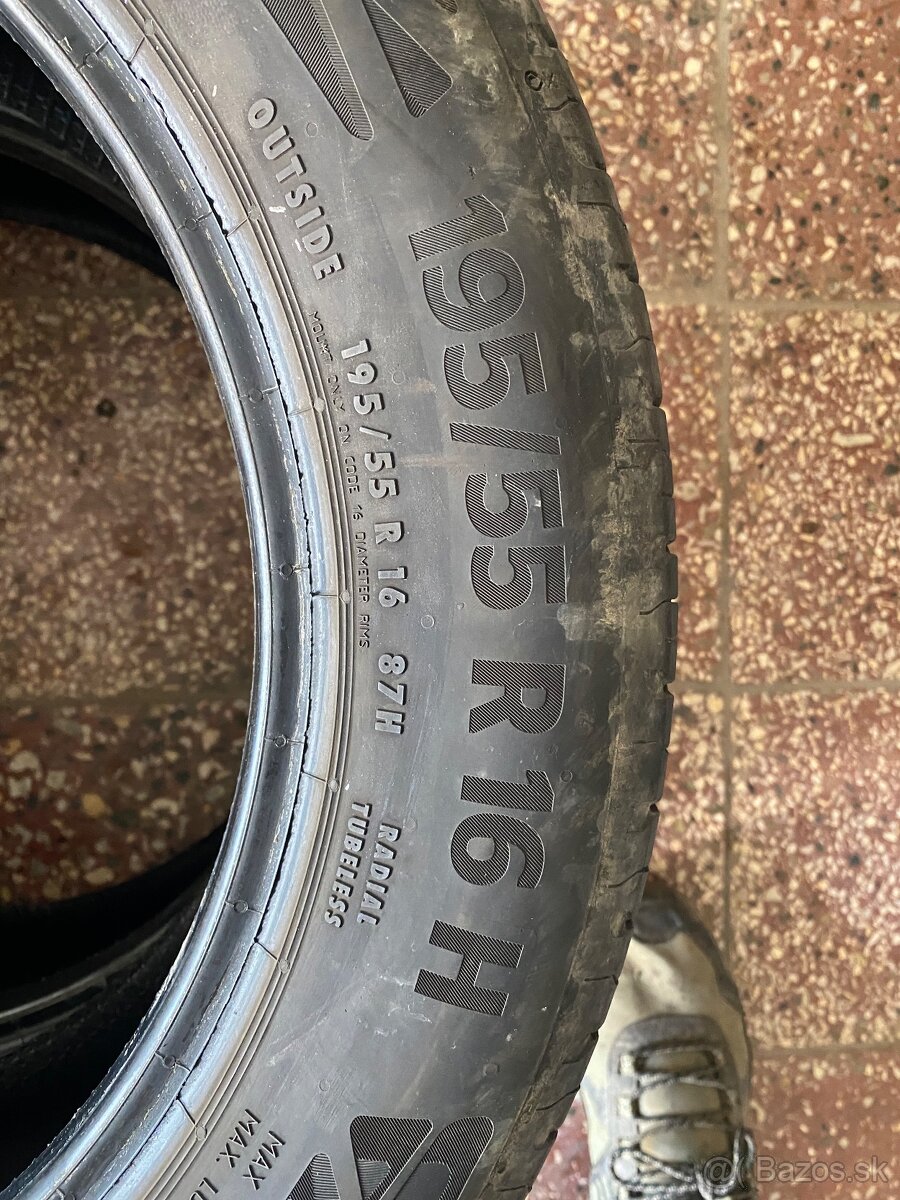 Letné pneumatiky Continental 195/55 r16
