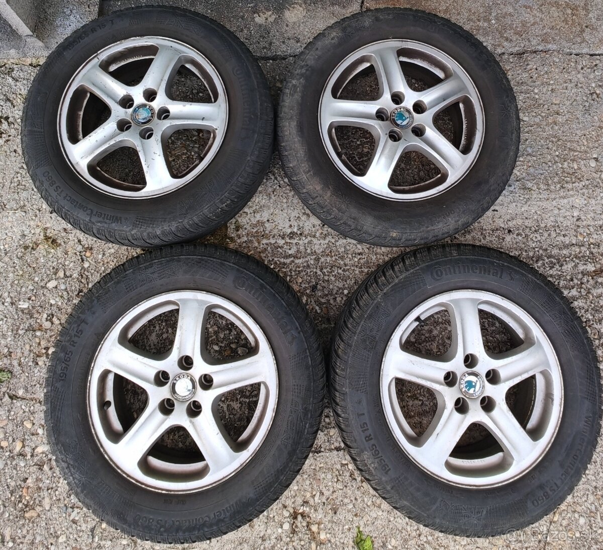 Elektróny škoda 5x100 r15