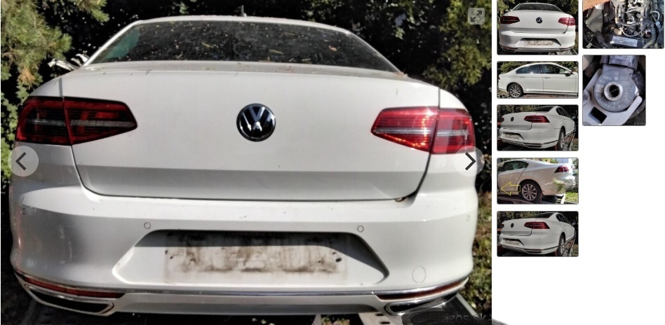 Volkswagen Passat B8 2.0 TDi 2018 predám RIADENIE, DVERE, za
