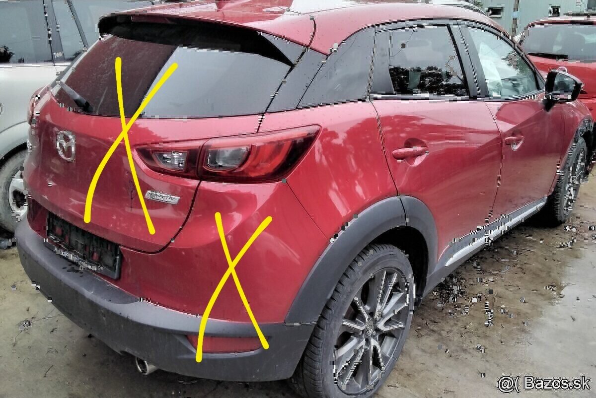 Mazda CX-3 2.0 AWD 2015 predám DVERE, MOTOR PE benzín, PREVO