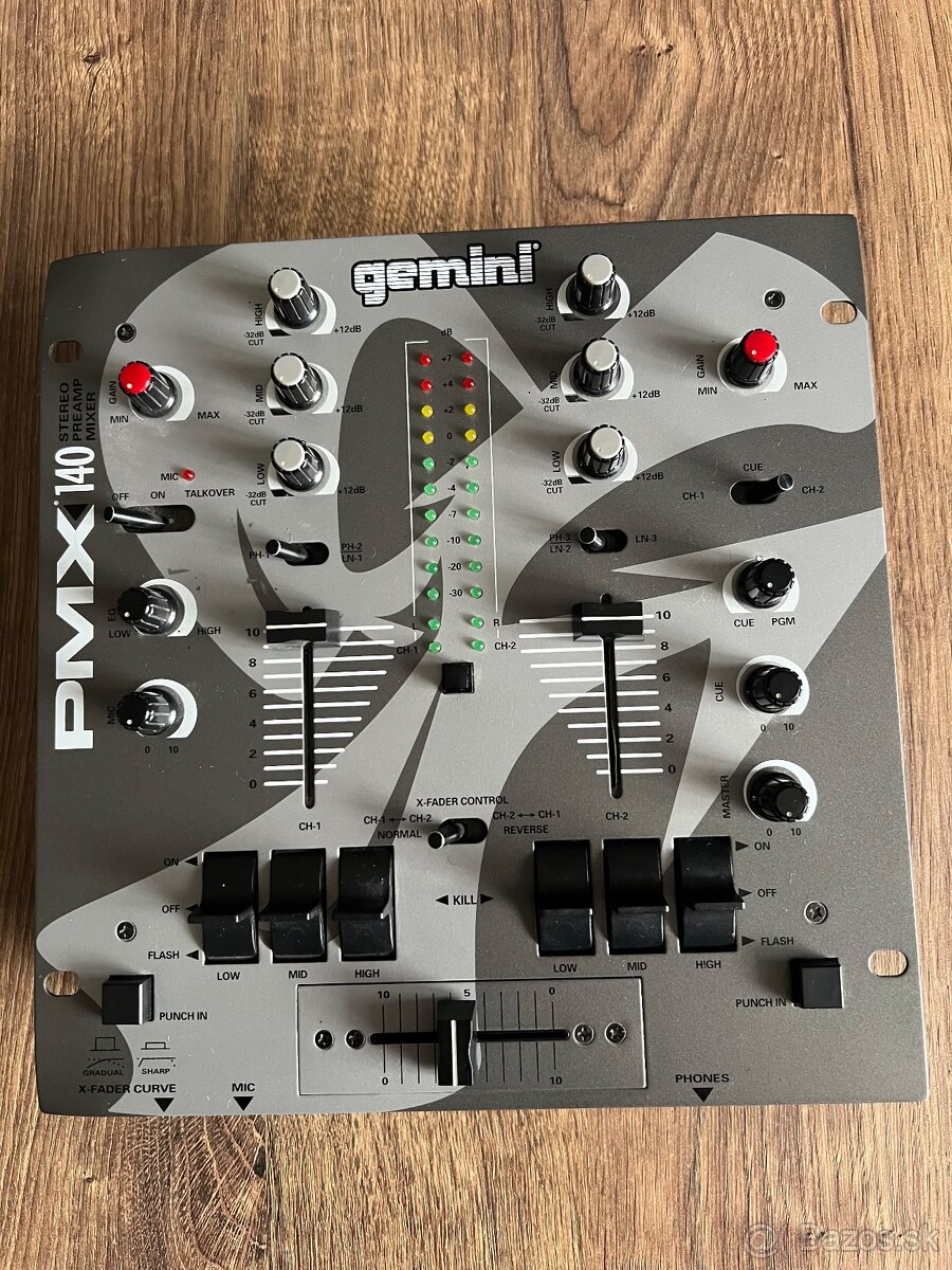 Mixpult GEMINI PMX140 Stereo Preamp Mixer