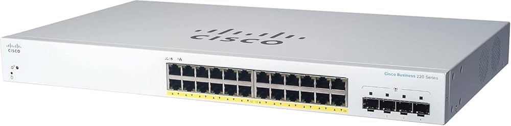 Cisco switch CBS220-24FP-4G - REFRESH nové nerozbalené