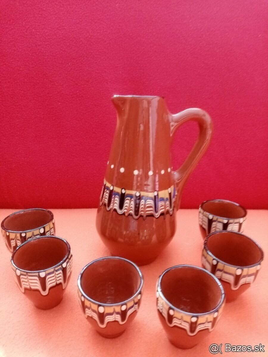 Džbán,poháriky