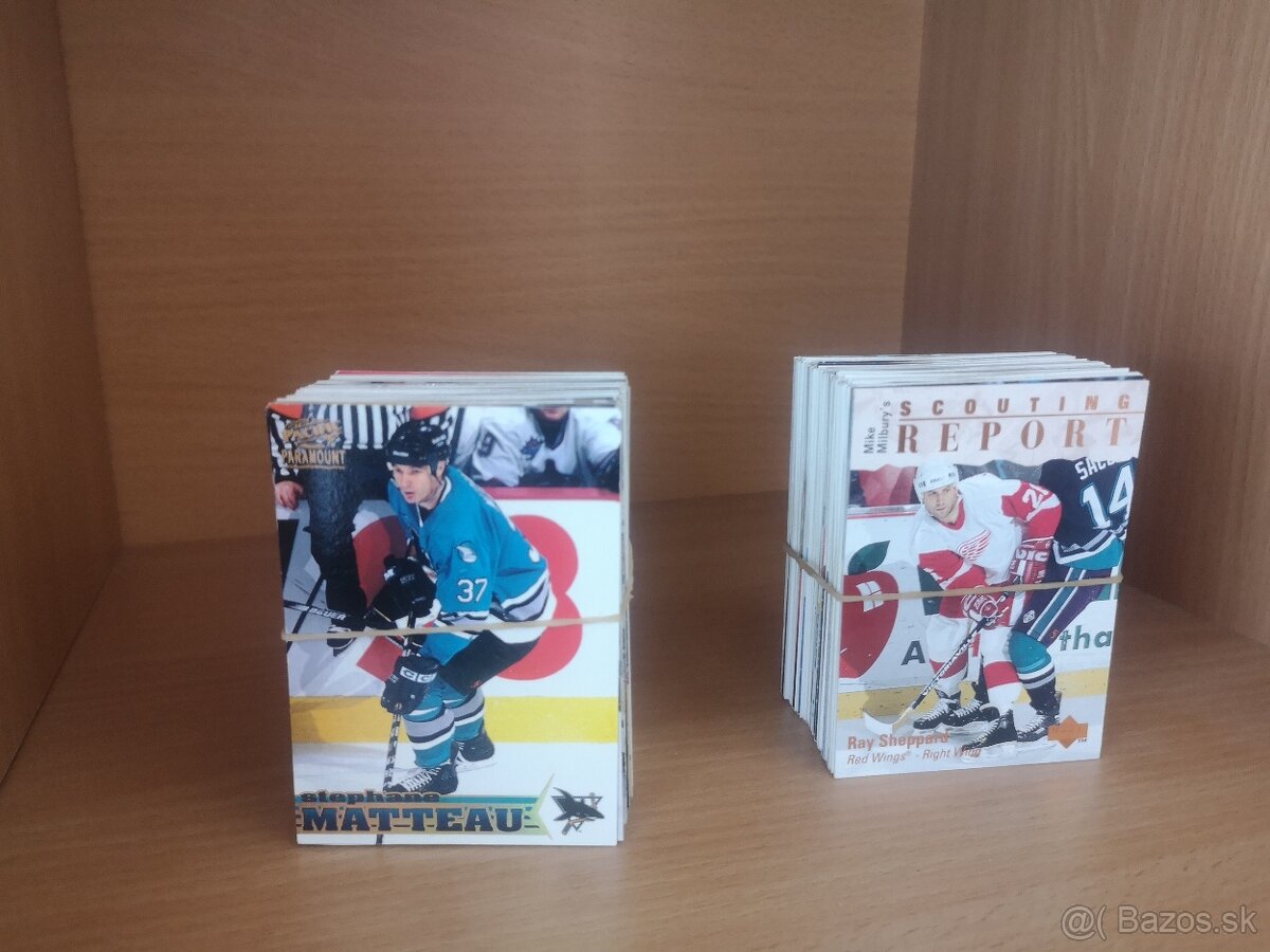 Hokejové kartičky mix