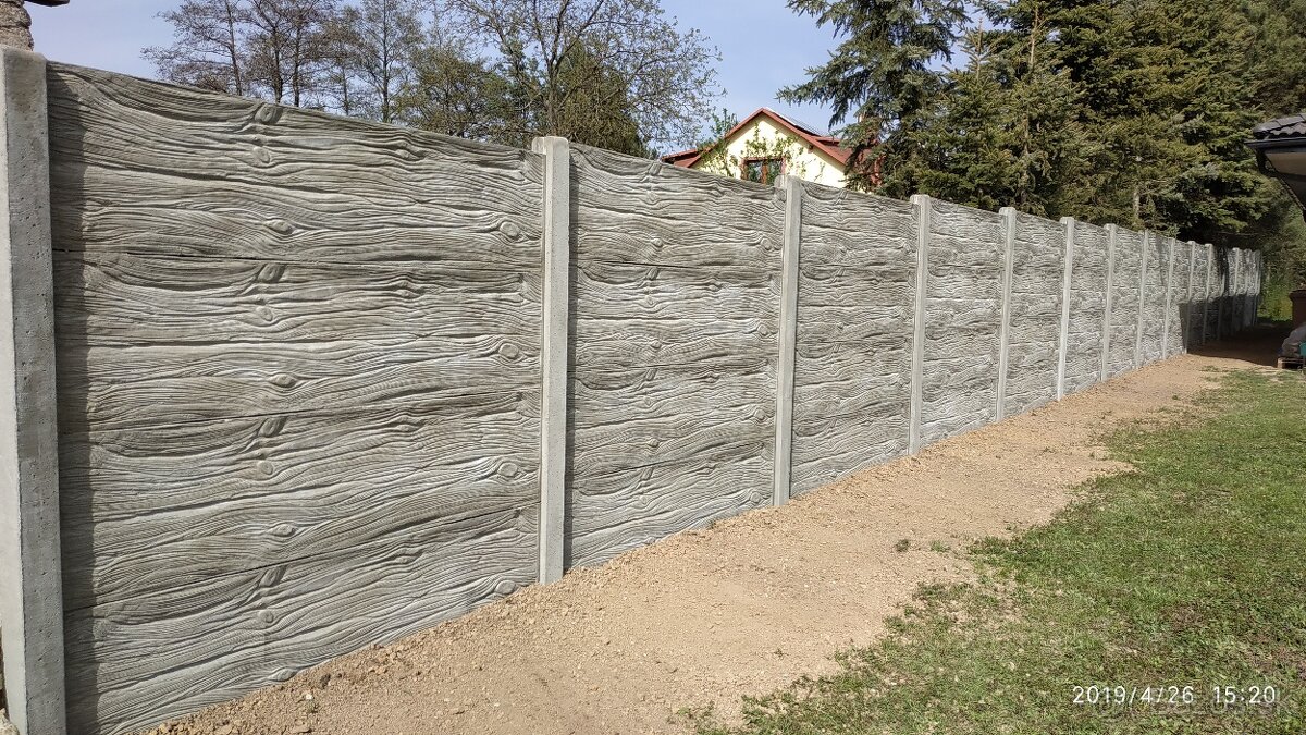 Chráňte svoj majetok betónovým plotom