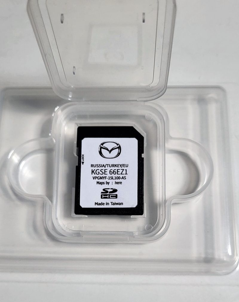 Nová SD karta pre Mazda Connect