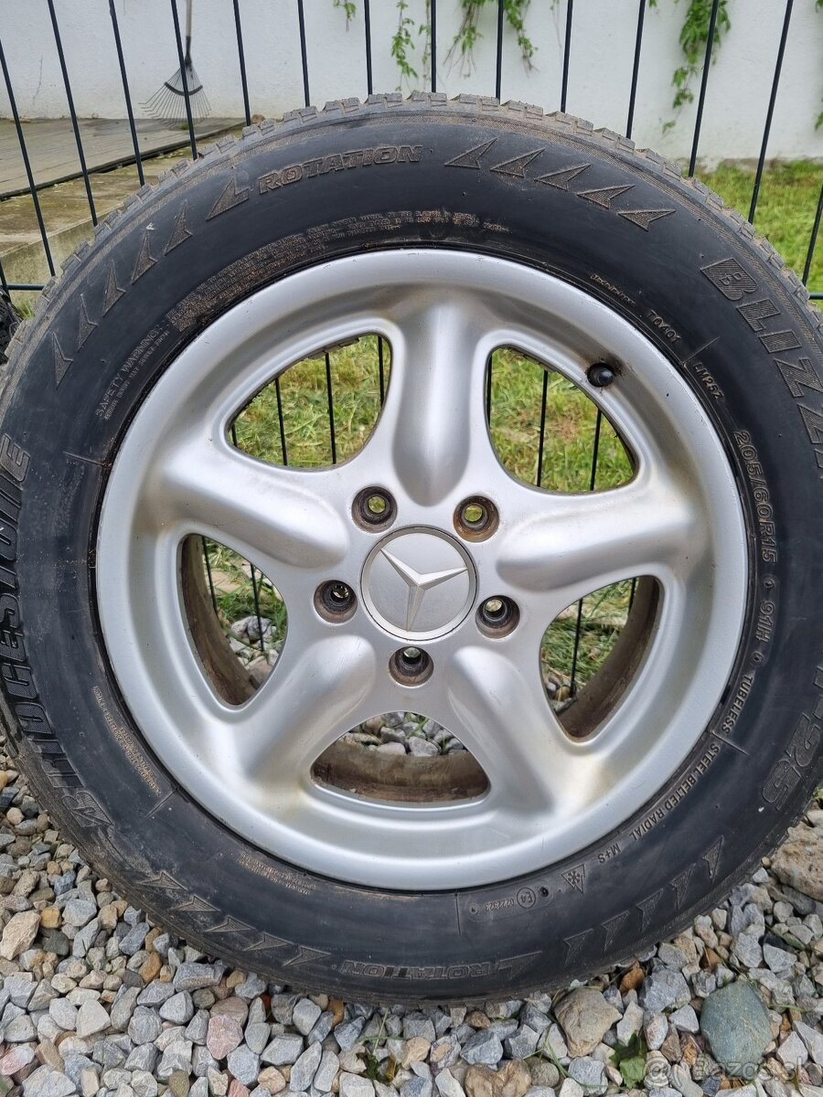 Predám originálne disky Mercedes-Benz R15 – 5×112 (z W203)