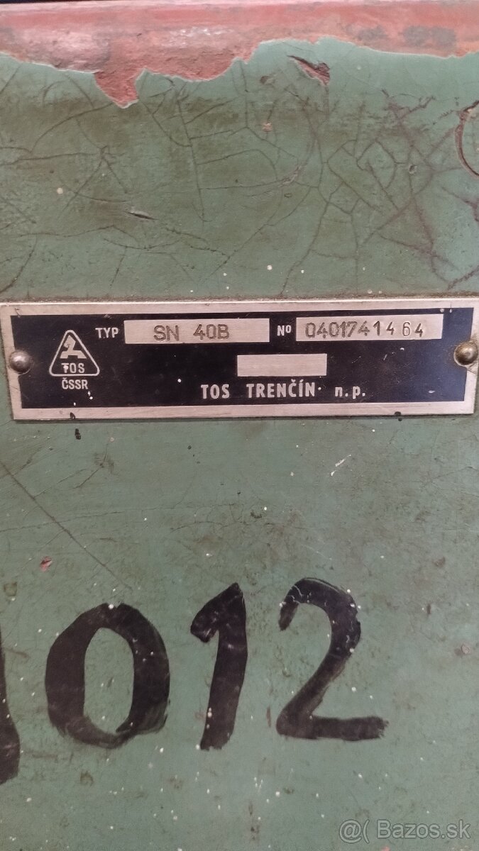 Kupim koník na TOS SN40B