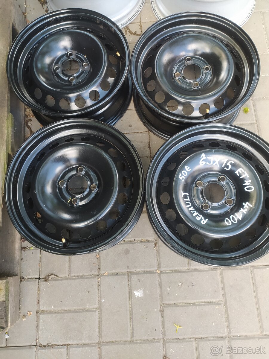 4x100 r15 plechové disky