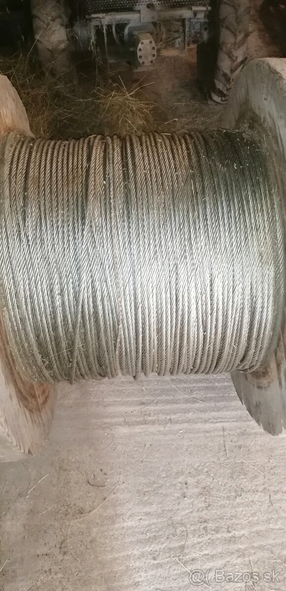 Lano oceľové pozinkované o 10mm