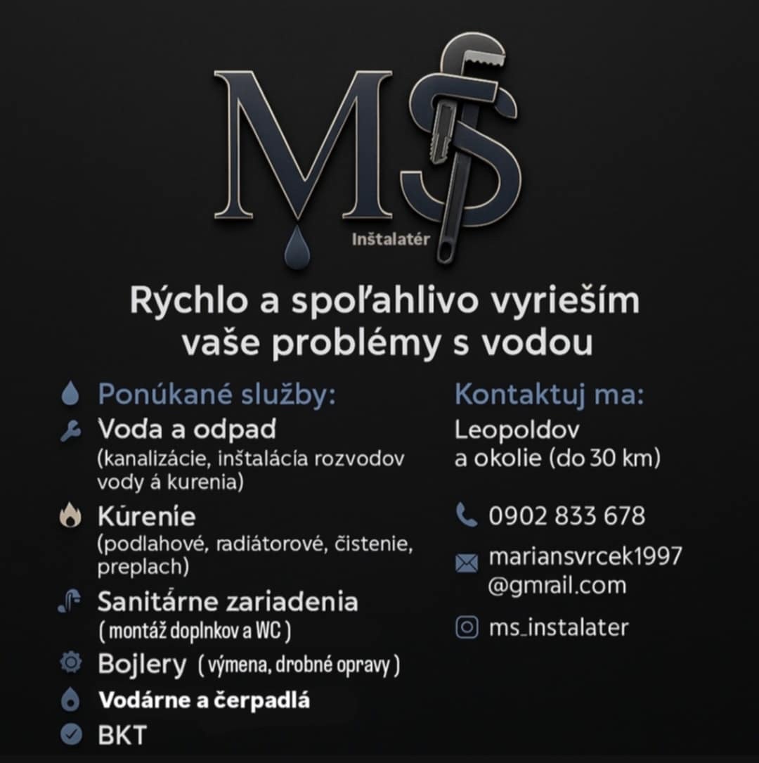 Inštalatér / kurenár