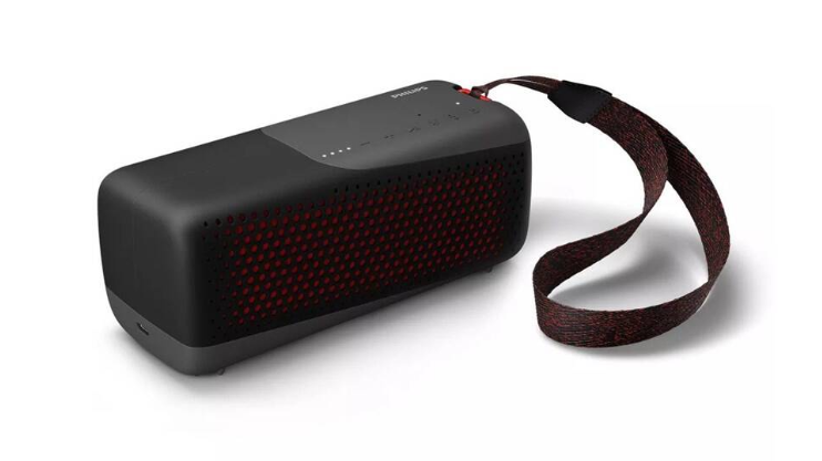 Prenosný reproduktor Philips TAS4807B, čierny, 10W