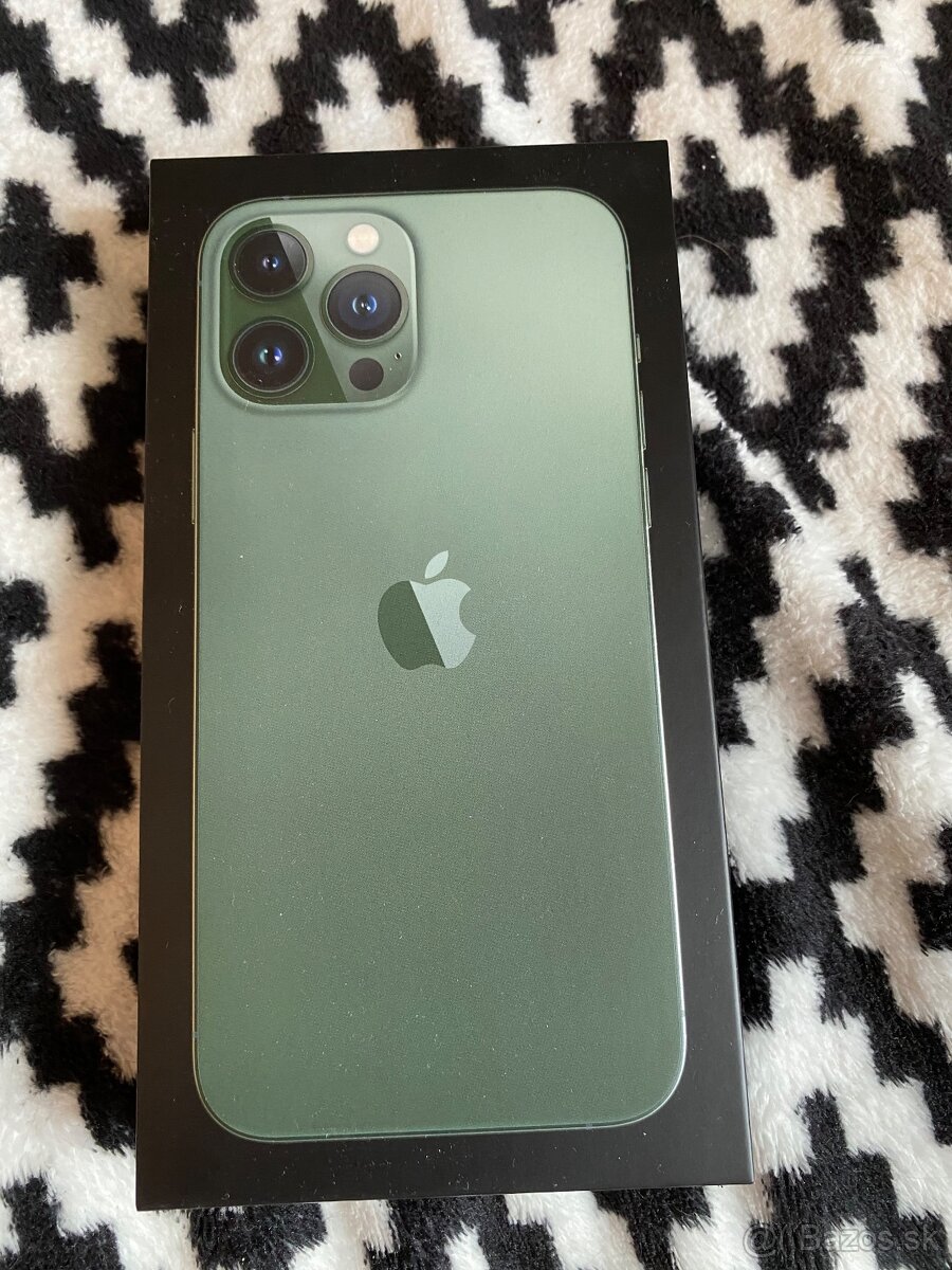 Iphone 13 Pro Max, 128gb, Alpine Green, 100% Stav