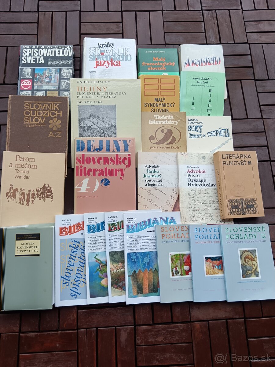 Učebný materiál slovenský jazyk, literatúra