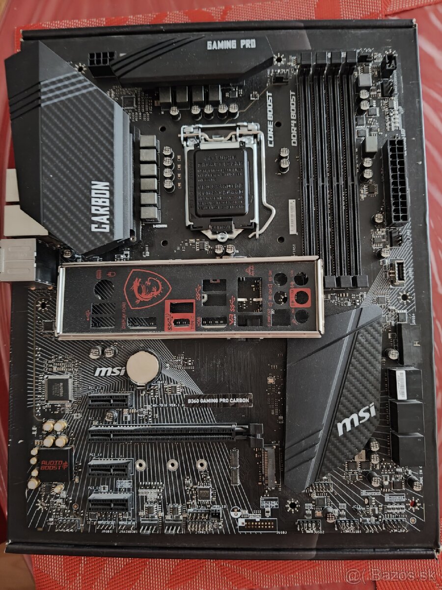 MSI B360 Gaming Pro Carbon (intel 8. a 9. gen)