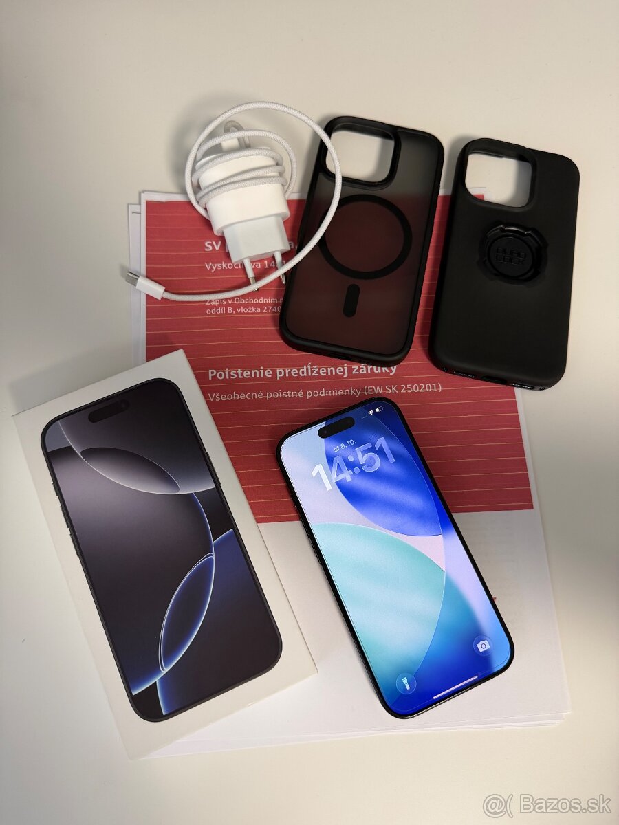 Predam iPhone 16 Pro 512GB so zarukou do 2030