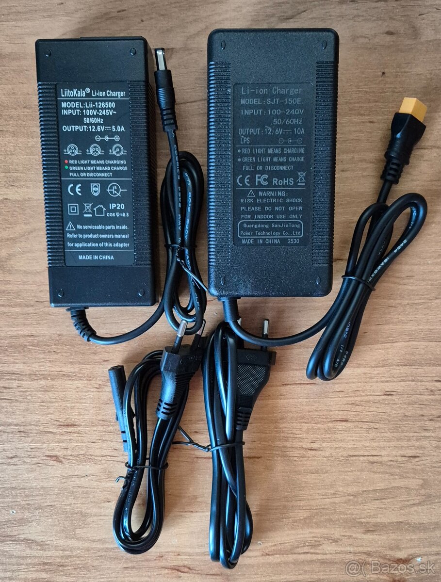 Li-Ion nabijačky 12.6V 5/10A