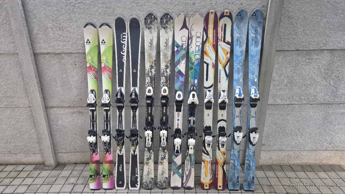 Dámske karvingové lyže - palice zdarma