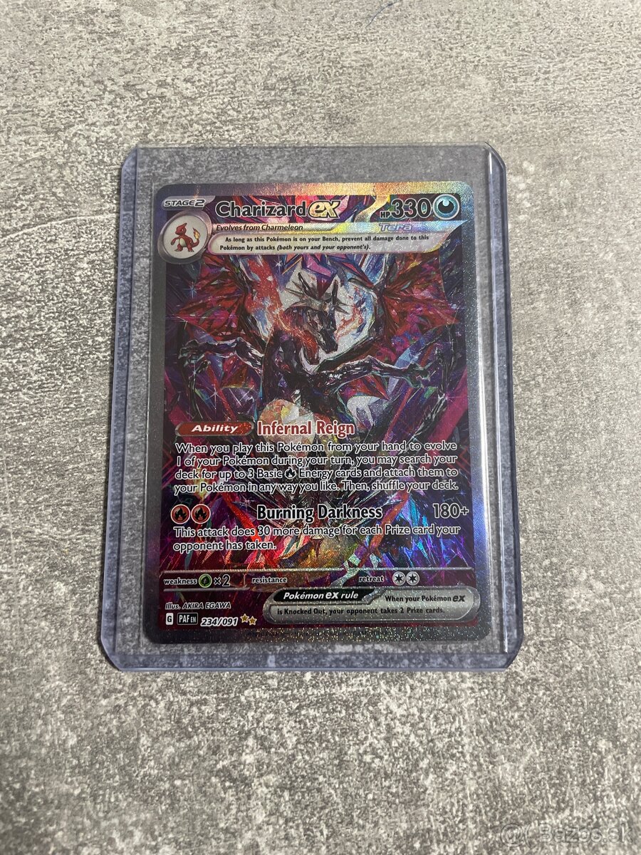 🔥 Charizard ex Tera 234/091 – krásny stav, originál –  🔥