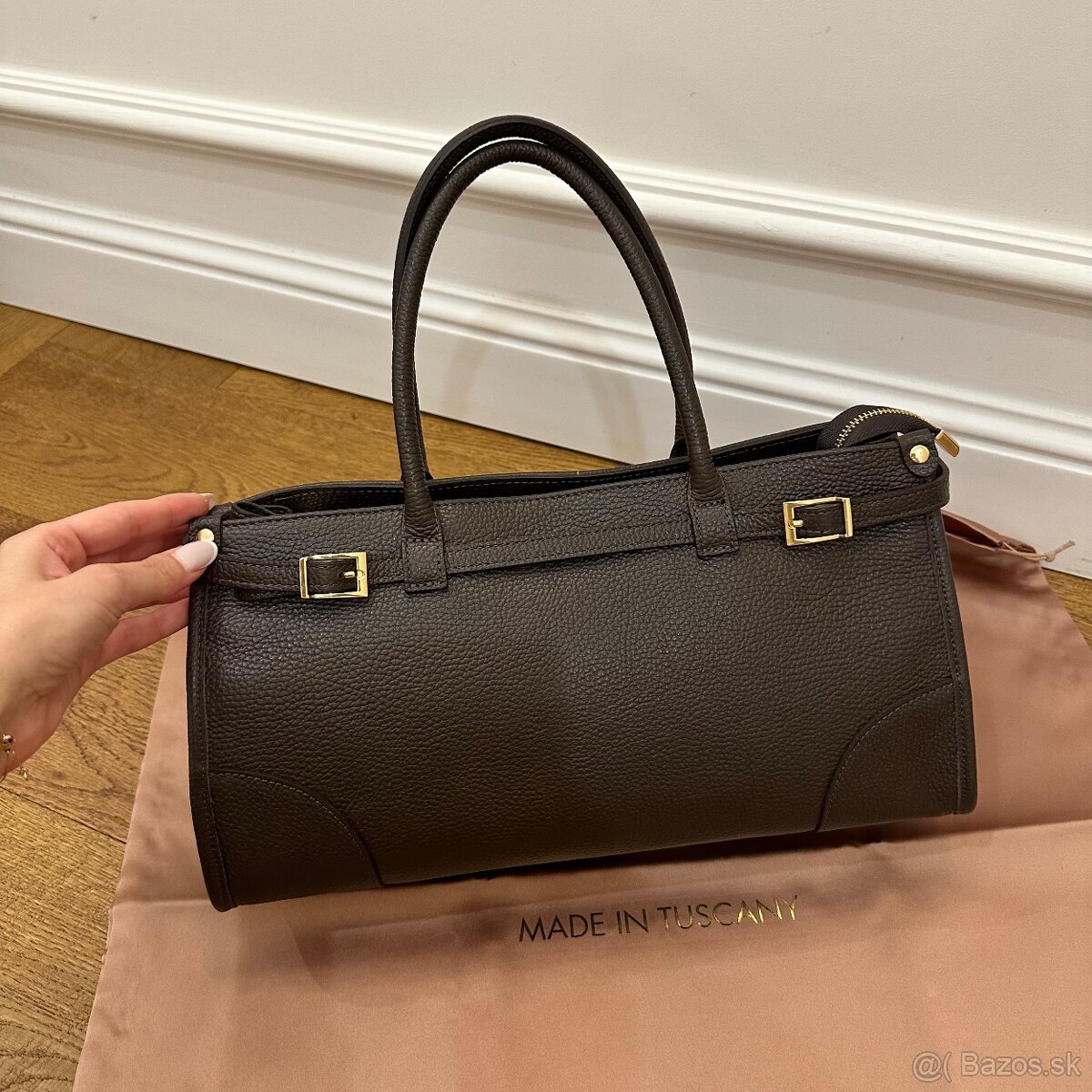 Kožená talianska kabelka nová