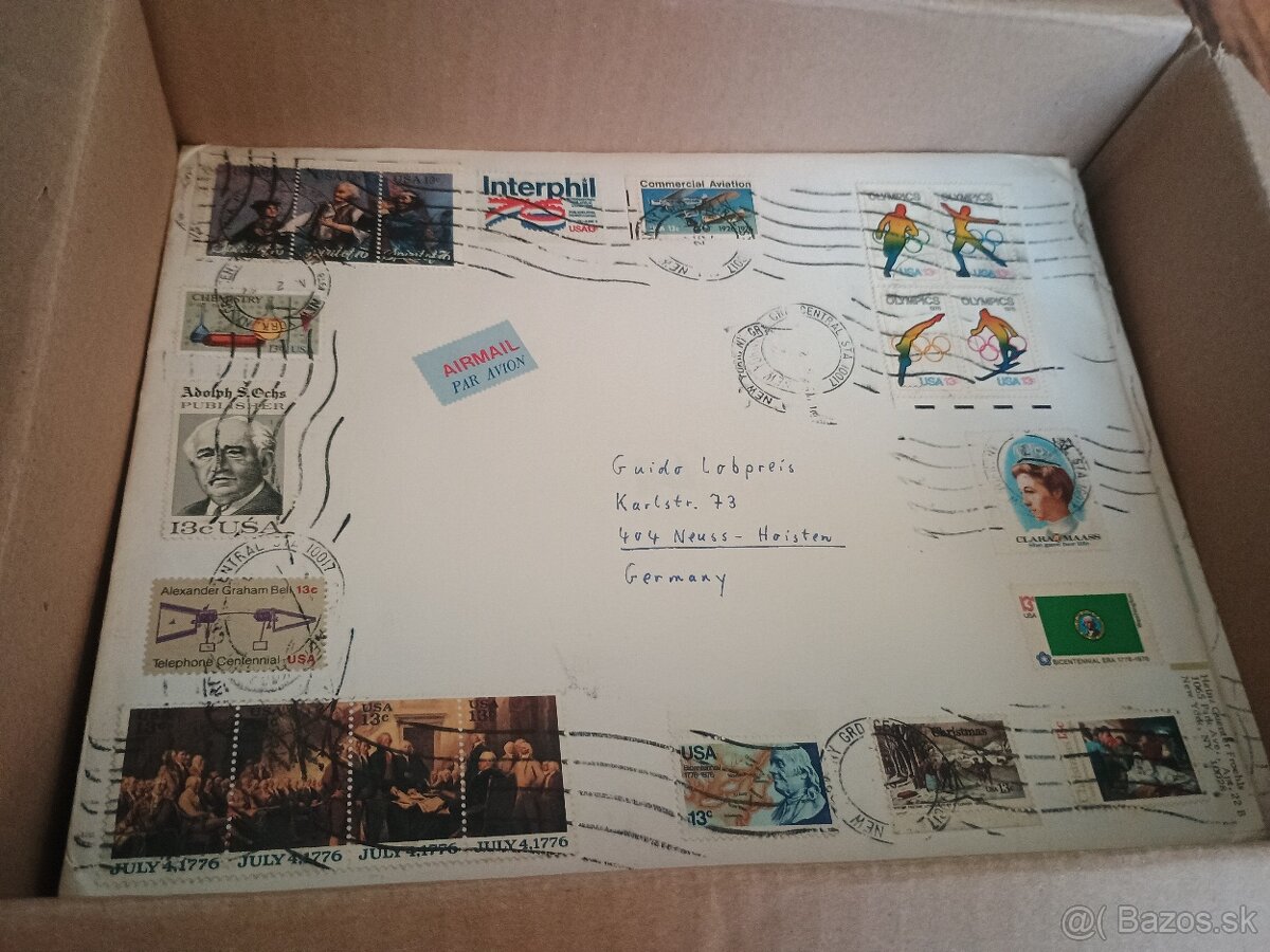 hromada FDC Nemecko +známky