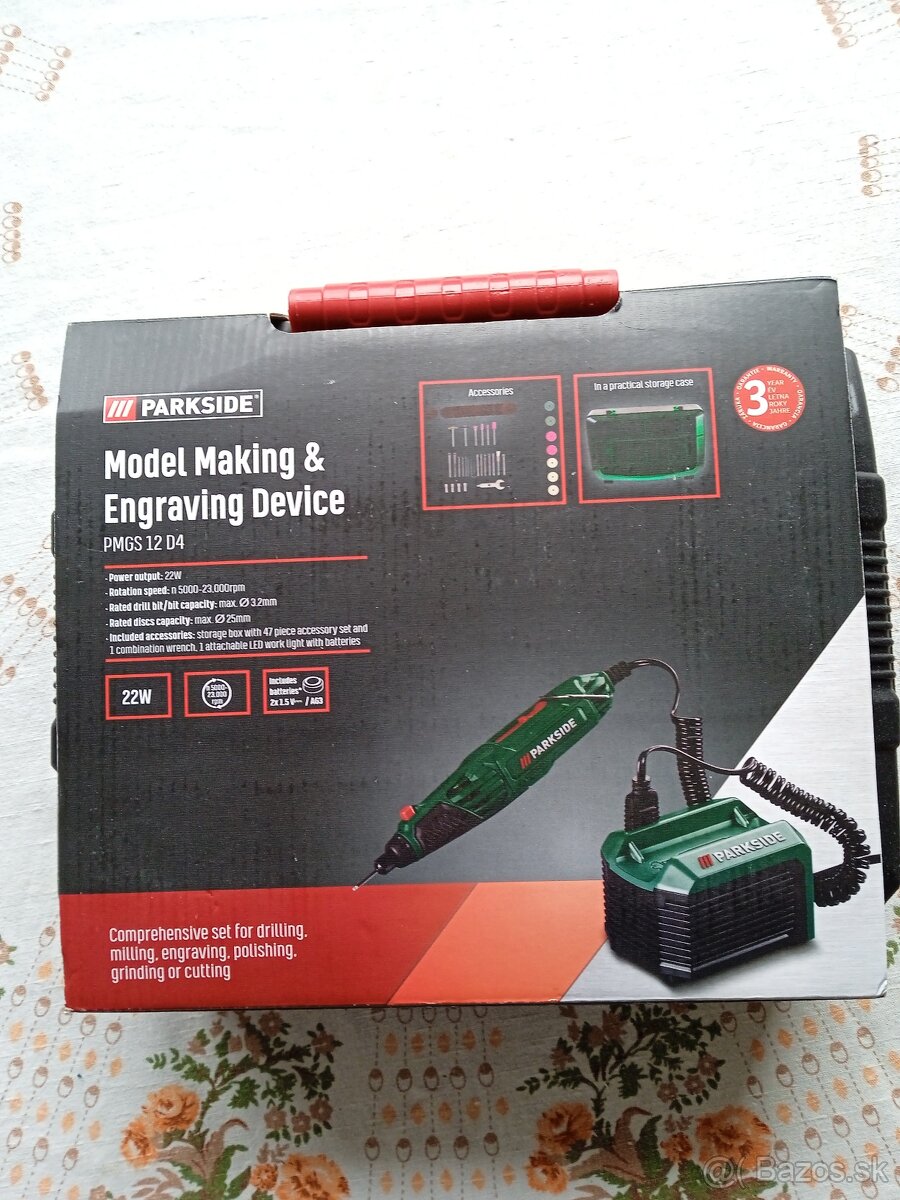 Predám nepoužitú modelársku sadu Parkside PMGS 12 D4